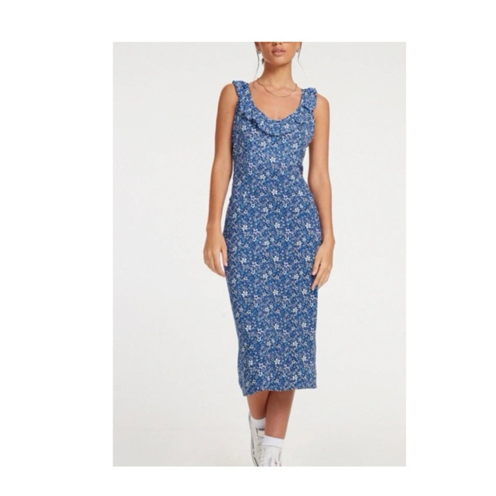 Motel Urban Outfitters Elleta Dress In Retro‎ Floral NWT